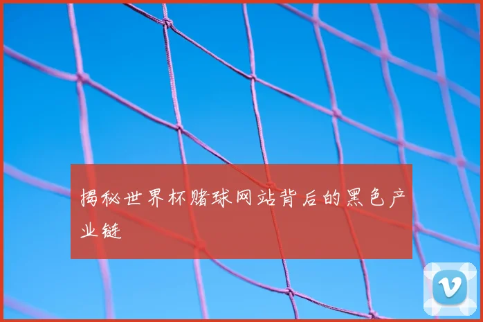 揭秘世界杯赌球网站背后的黑色产业链